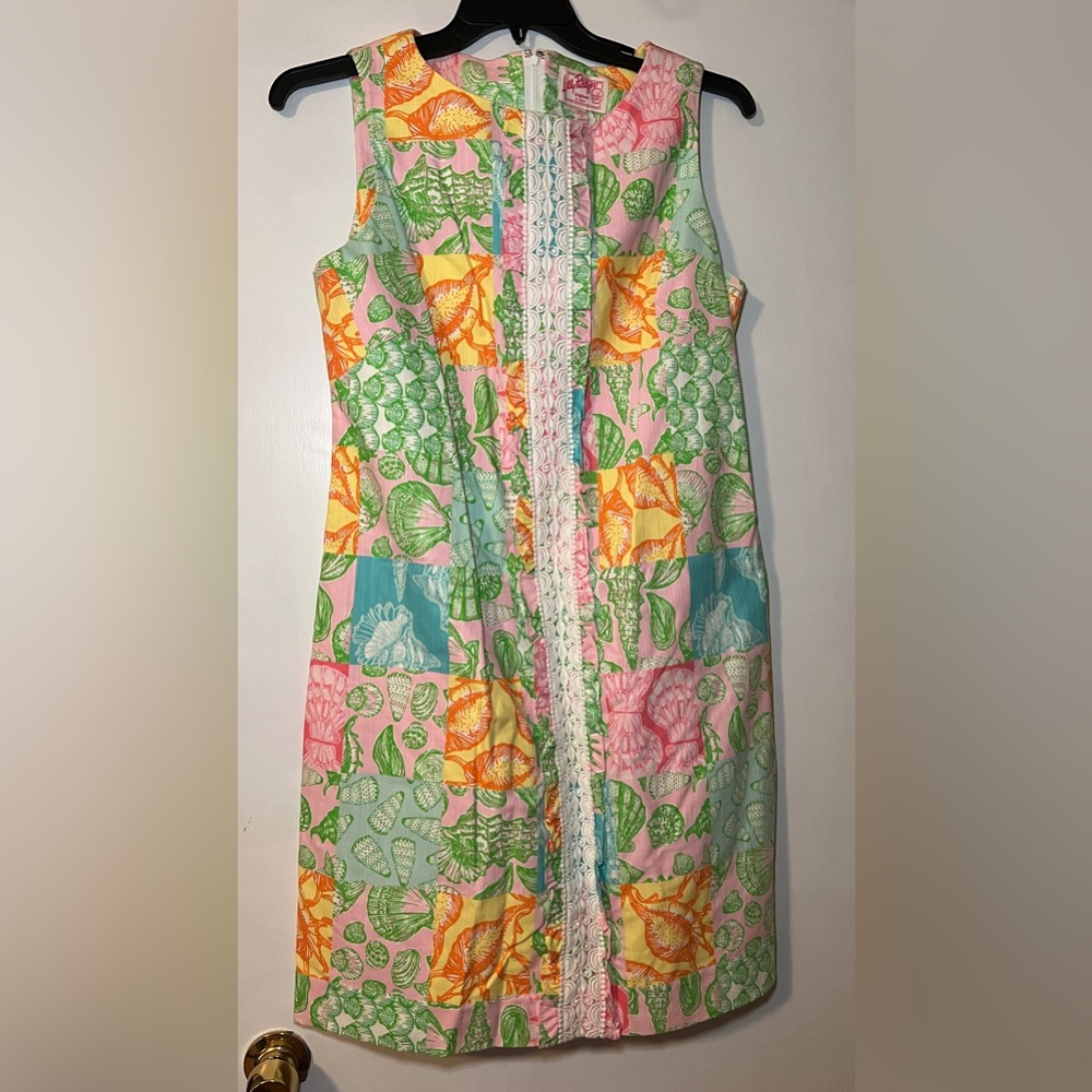 EUC Lilly Pulitzer Worth Shift What the Shell Size 14 Originals